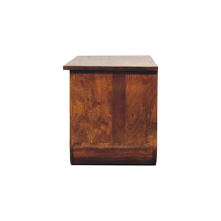 Triple Open Style Coffee Table - Beige / Brown
