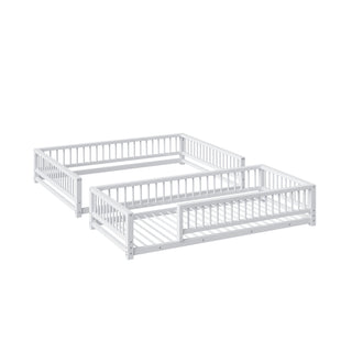 Bunk Bed With Ladder And Safety Guardrails
