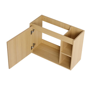 Wall Mounted Bathroom Vanity With Sink & Soft Close Door
