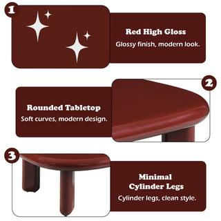 Eddie - Coffee Table - Red