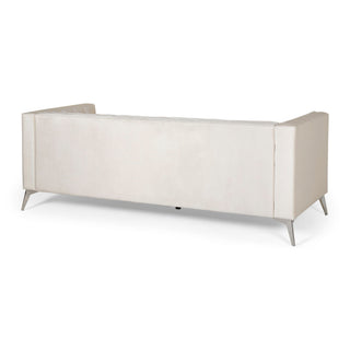 Contemporary 3 Seater Sofa With Button Tufting