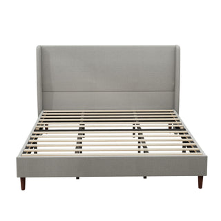 Upholstered Bed & High Headboard Design