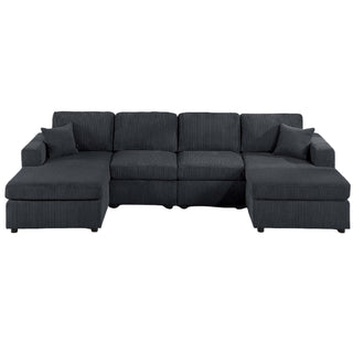 Modern Design Sectional Set With Right And Left Arm Chaise