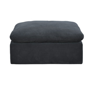 Full Compressed Ottoman - Dark Gray