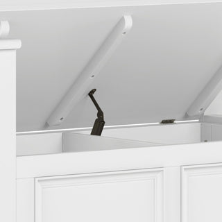 Amherst - Small Transitional Entryway Storage Bench