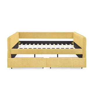 Upholstered Daybed & 2 Drawers