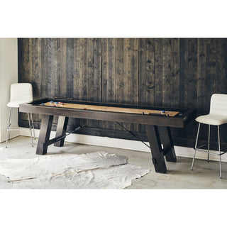Titus - 108" Shuffleboard Table - Brown