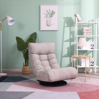 Adjustable Japanese Reclining Floor Chair Sofa With Metal Frame For Living Room