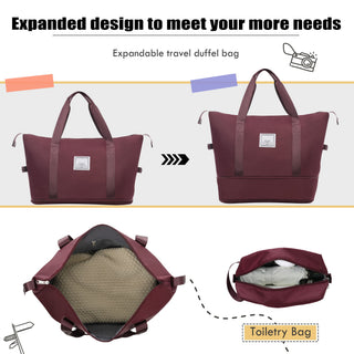Softside Luggage Expandable Set With Duffel Bag Upright Spinner