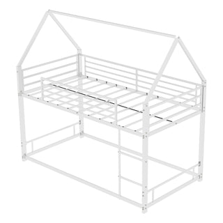 Bunk Bed With Safety Guardrails, No Box Spring Needed