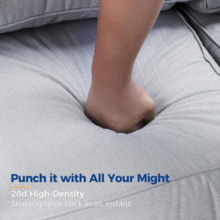 Patio All-Weather Loveseat With Thick Cushions