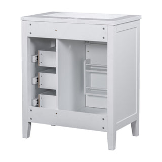 Modern Bathroom Vanity With Sink Combo, 3 Drawers
