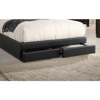 Modern Bed With Storage Drawers
