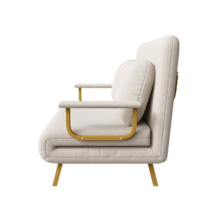 5 In 1 Convertible Sofa Bed For 2 With Adjustable Backrest