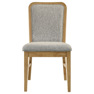 Teleli - Dining Side Chair (Set of 2) - Natural / Gray