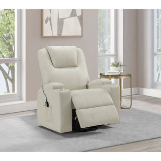 Macklin - Power Lift Massage Recliner With Heat And Dual Cupholders