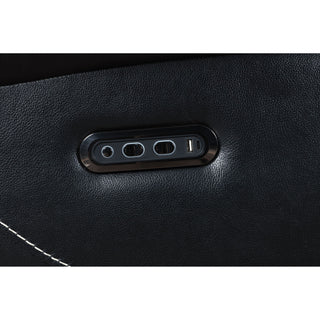 Hayden - Power Recliner With Dual Control, USB Charging Ports - Black