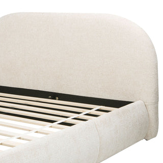 Archie Puffy Grounded - Upholstered Platform Bed