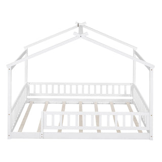 Bed House Bed Frame With Fence