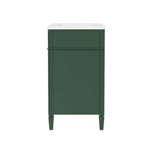 Bathroom Vanity With Sink, Rectangular Storage Cabinet & 2 Drawers And Tip Out Drawer