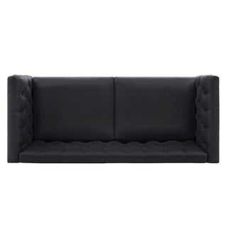 Chesterfield Sofa With Flared Arms For Living Room