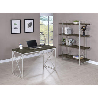 Herringbone - Writing Desk - Gray