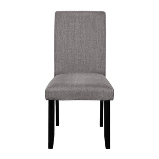5 Piece Round Dining Table Set, Modern Table And 4 Upholstered Chairs For Dining Room