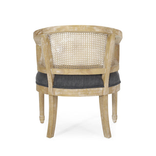 Curved Backrest Accent Chair
