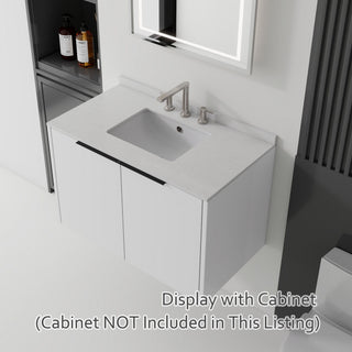 Basin Sink, 0.6" Ultra Thin Profile, Triple Faucet Holes