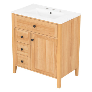 Bathroom Vanity With Sink, Soft Closing Cabinet