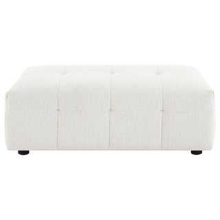 Sooke - Rectangular Ottoman - Off White
