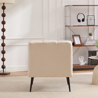 Upholstered Armless Chair For Living Room