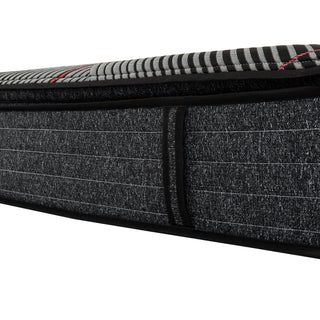 15" Euro Top Gel Memory Foam Hybrid Mattress With Pocket Coils, Cooling & Edge Support - Black - Queen