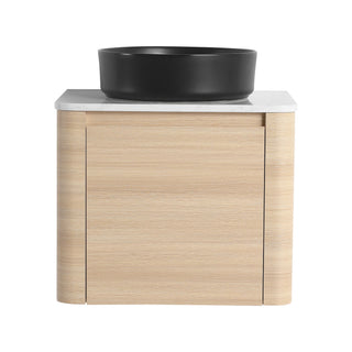 Mounted Bathroom Vanity With Art Sink & 2 Soft Close Doors