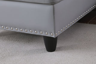 Irine - Sectional Sofa With Ottoman - Gray