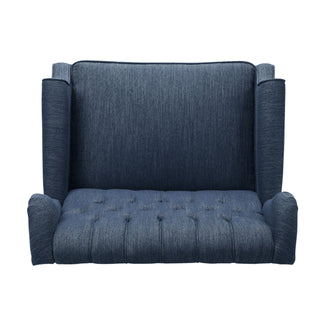 Dunham - Contemporary Fabric Tufted Oversized Pushback Recliner