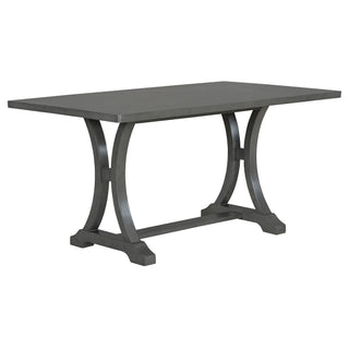 Dining Table Set With 4 Upholstered Chairs And Bench