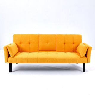 Sofa Bed With Foldable Design And Cup Holder