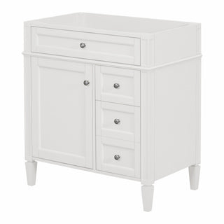 Bathroom Vanity With 2 Drawers And Tip-Out Drawer, Storage Cabinet