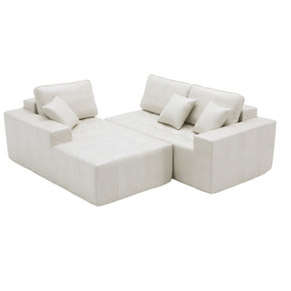 L - Shaped Corner Chaise Sofa Bed