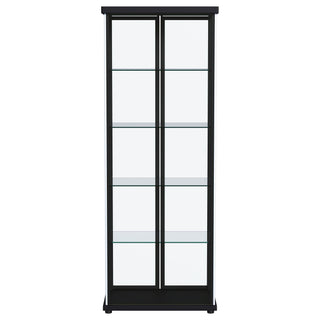 Nevra - 4 Shelf Display LED Curio Cabinet