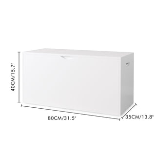 Toy Storage Organizer With Rolling Drawer, Chest With Wheels, Large Pull Out Bin For Nursery - White