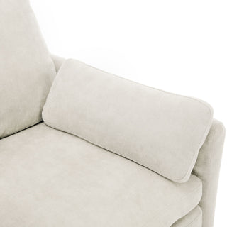 Cozy Upholstered Cushion Loveseat Sofa For Living Room