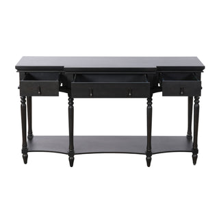 Retro Console Table With 3 Soft Close Drawers