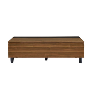 Avala - Coffee Table With Lift Top - Walnut / Black