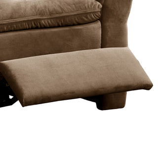 Electric Recliner Chair With USB Port And Gentle Lumbar Massage - Brown