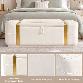 Storage Bench Upholstered Ottoman Bed End Bench With Lift Top Storage
