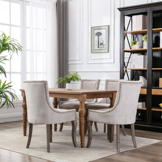 Ultra - Side Dining Chair, Nail Head (Set of 2)