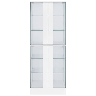 Gilbert - 4 Door LED Curio Display Cabinet