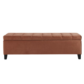 Wendover - Elegant Tufted Storage Bench With Lift-Up Top And Birch Wood Legs
